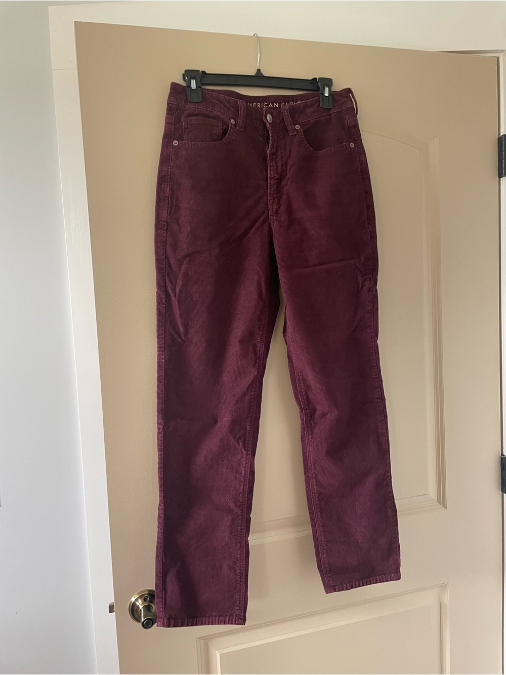 American Eagle Outfitters Women's Corduroy Jeans - Burgundy
